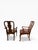 Kindel Furniture Late 20th Century Kindel Queen Anne Style Mahogany Dining Chairs, Set of 4 (2 Arm, 2 Side) For Sale - Image 4 of 10
