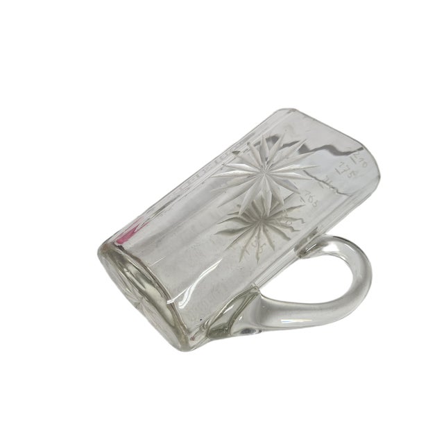 Biedermeier Glass Measuring Jug, Germany, 1890s For Sale - Image 4 of 10