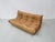 Animal Skin French Togo 3-Seater Sofa in Camel Leather attributed to Michel Ducaroy for Ligne Roset For Sale - Image 7 of 11