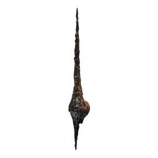High and Dry Sconce in Patinated Cast Bronze by William Guillon For Sale