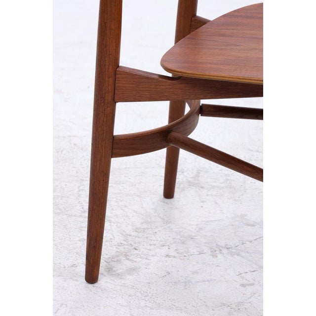Brown Mid-Century Danish Teak Dining Chair, 1960s For Sale - Image 8 of 14