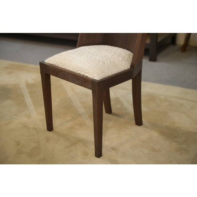 1950s Oak Chair in the style of Pierre Chareau, 1950s For Sale - Image 5 of 11