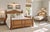 Wood British Colonial Style Faux Bamboo and Rattan Queen Bed in Tortoise Finish For Sale - Image 7 of 16