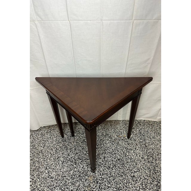 Rare Drexel Mahogany Drop Leaf SideTable For Sale - Image 11 of 12