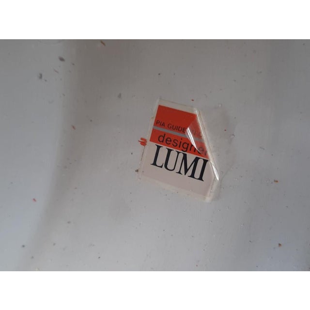 Opal Glass and Metal Chandelier by Pia Guidetti Crippa for Lumi, Italy, 1970s For Sale - Image 11 of 12