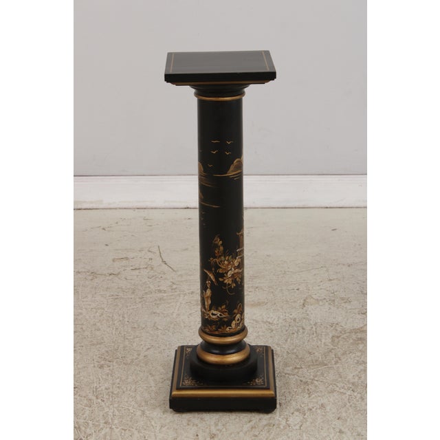 Age: Approx. 30 Years Old Details: Hand Painted Gilt Gold Accents Stunning Chinoiserie Decorated Details High Quality...