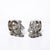 Metal Late 19th Century Victorian Silver-Plated Figural Napkin Rings - a Pair For Sale - Image 7 of 11