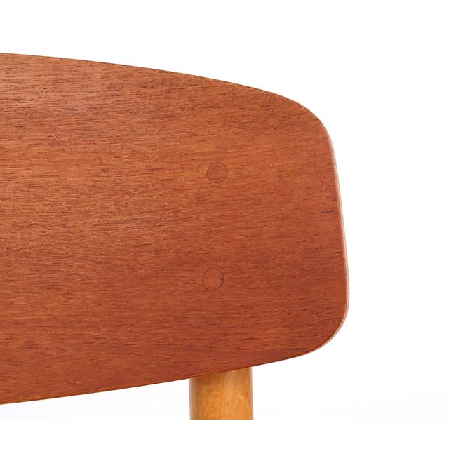 Vintage Model 122 Dining Chairs by Børge Mogensen for Søborg Møbelfabrik, 1950s, Set of 2 For Sale - Image 11 of 14