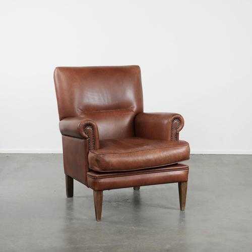 Club Chair in Cowhide Leather For Sale - Image 16 of 16