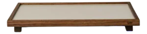 Tray in Walnut and Laminate by Stilleben