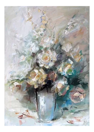 Yuri Kovachev, Roses, Oil on Canvas, 2010