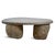 Organic Modern Outdoor Stone Boulder Coffee Table / Bench For Sale - Image 4 of 6