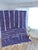 Cobalt Blue Geometric Wool Moroccan Beni Ourain Rug For Sale - Image 4 of 15
