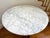 2000 - 2009 Vintage 54" Round Carrara Marble & Iron Center Table For Sale - Image 5 of 11