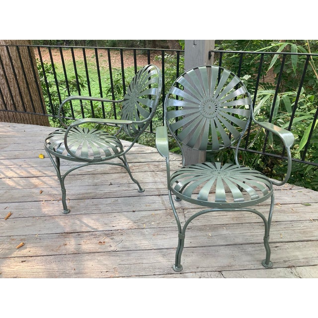 Mid 20th Century Francois Carre Petite Lounge Chairs - A Pair, Attributed For Sale In Atlanta - Image 6 of 7