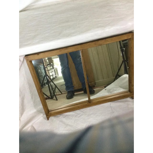 Antique Pine Window Frame Mirror For Sale - Image 6 of 10