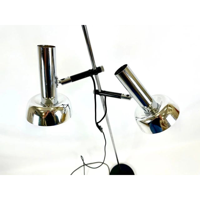 Mid-Century Adjustable Floor Lamp by Koch & Lowy for Omi, 1970s, in Restored conditions. Designed 1970 to 1979 This piece...