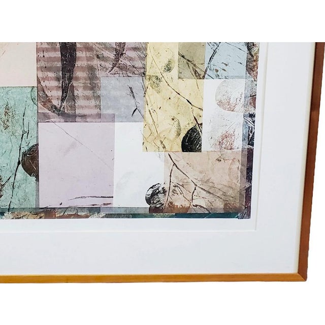 Late 20th Century 51” Howard Hersh Playing Field a Vintage Signed and Numbered Abstract Lithograph For Sale - Image 10 of 12