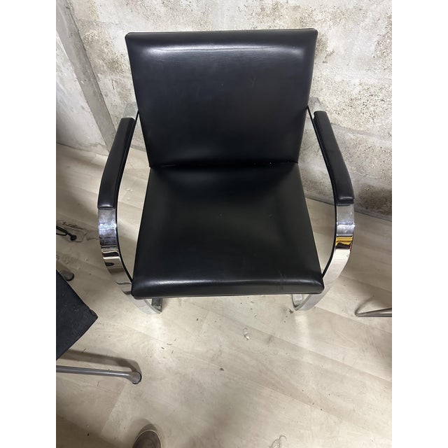 Ludwig Mies van der Rohe BMO Armchair by Mies van der Rohe for Knoll, 1980s For Sale - Image 4 of 7