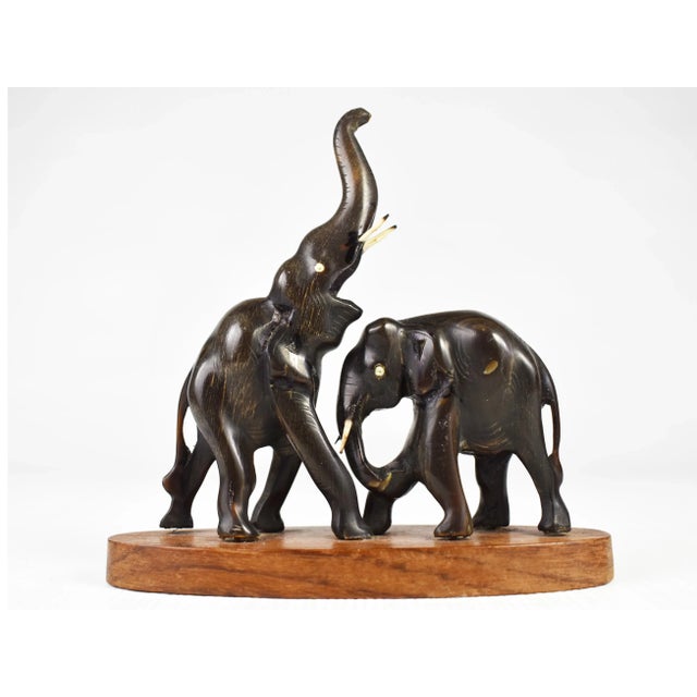 Item Details: -Hand Carved From Buffalo Horn -in great vintage Condition -Dimensions (approximately): 7" L x 1.5" W x 5" H...