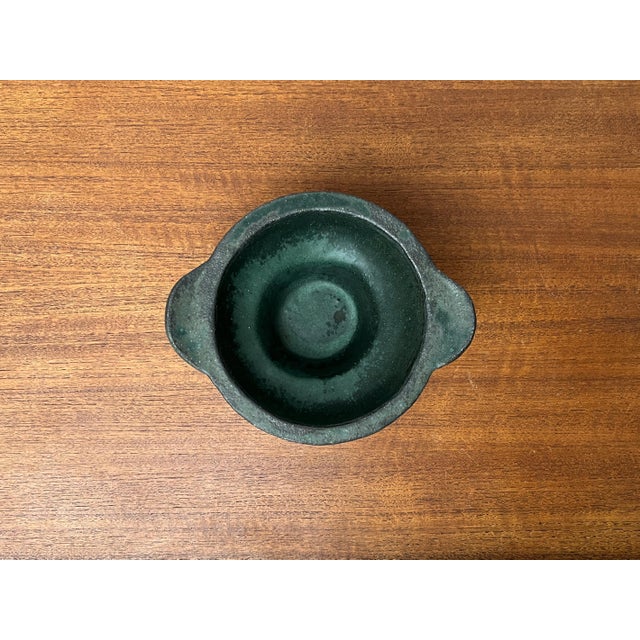 Brown Mid-Century German Minimalist Studio Pottery Bowl, 1960s For Sale - Image 8 of 18