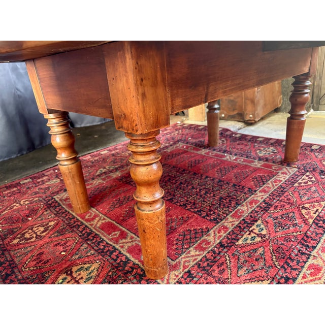 Wood Oval Wood Coffee Table with Drop Leaves, 1950s For Sale - Image 7 of 13