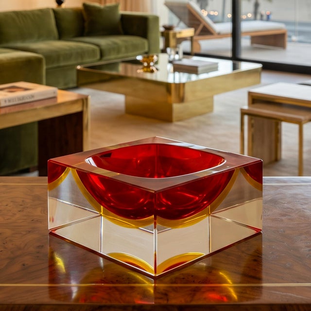 Mid-Century Modern Sommerso Murano Glass Bowl or Catch-All by Flavio Poli for Seguso, 1960s For Sale - Image 6 of 7