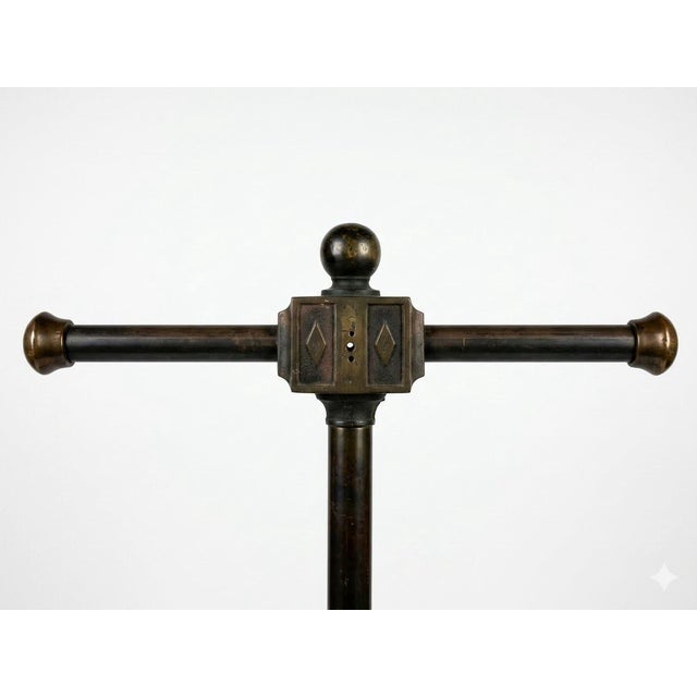 1940s English Cast Iron Coat Rack For Sale - Image 4 of 4
