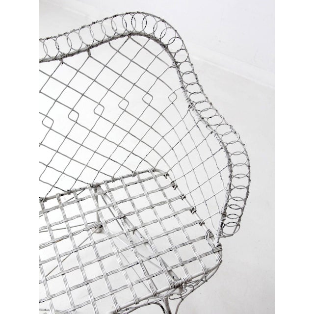 Antique Victorian Wire Garden Bench For Sale - Image 14 of 14