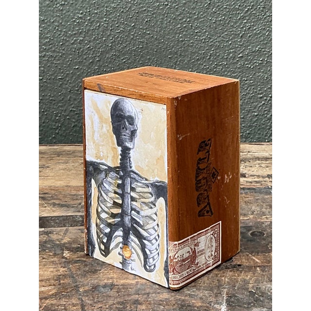 Late 20th Century Vintage Original Mixed Media Sculpture Box For Sale - Image 5 of 12