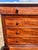 19th Century Louis Philippe Solid Flam Mahogany Carrara Marble Top Chest of Drawer / Commodes For Sale - Image 11 of 12