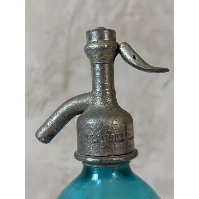 Glass Siphon Villars Les Dombes, 1890s For Sale - Image 7 of 10