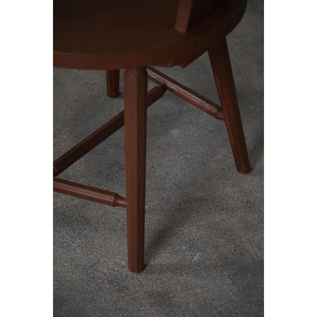 Scandinavian Folk Art Wooden Armchairs with Hand-Carved Motifs, 1920s, Set of 2 For Sale - Image 16 of 18