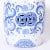 Ceramic Vintage Pair of Chinese Blue and White Garden Seats For Sale - Image 7 of 8