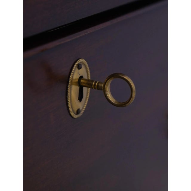 Brown Henkel Harris Mahogany New Market High Chest For Sale - Image 8 of 15