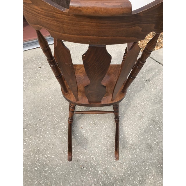 Large Mid-Century Victorian Rocker For Sale - Image 4 of 12