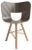 Tria Chair with Striped Seat by Colé Italia For Sale