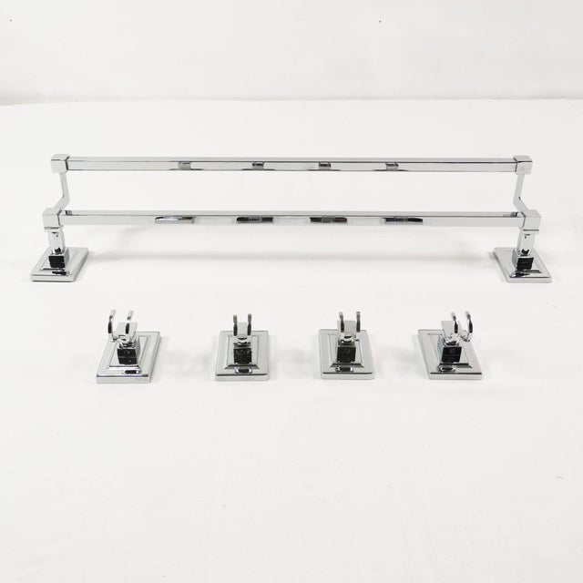 Vintage Wall-Mounted Bathroom Hangers, Germany, 1980s, Set of 5 For Sale - Image 16 of 16