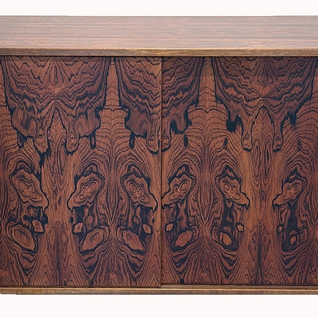 Wood Vintage Danish Rosewood Cabinet For Sale - Image 7 of 7