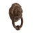 Antique Bronze Lions Head Door Knocker, 1880s For Sale - Image 3 of 8