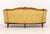 Yellow Louis XV Yellow Silk Damask Upholstered Walnut Sofa For Sale - Image 8 of 12