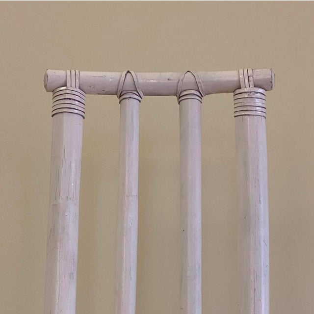 Italian White Bamboo Chairs, 1970s, Set of 6 For Sale - Image 15 of 18