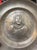 Figurative Antique 18th Century Tooled Engraved Handmade Portrait Pewter Plaque Plate Dish For Sale - Image 3 of 9