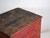 Antique chinese painted trunk in pine wood, traditional storage furniture with monochrome decoration originating from...