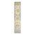 21st Century Turkish Oushak Wool 3x19 Yellow, Ivory & Charcoal Handmade Runner Rug #1144143 For Sale