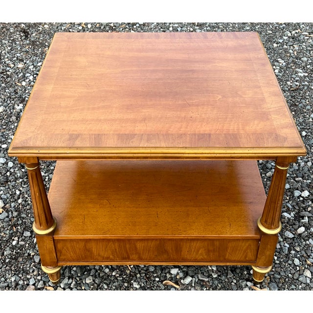 Vintage Henredon French Regency Side Tables - A Pair For Sale - Image 11 of 12