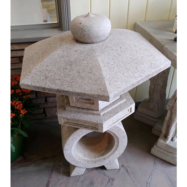 1940s Japanese Garden Ornament Granite Lantern Chairish