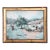 Stunning Original Old Watercolor, Gilt Frame, Nails and 1916 Newspaper For Sale