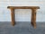Rustic Slab Wood Consolé Table For Sale - Image 10 of 13