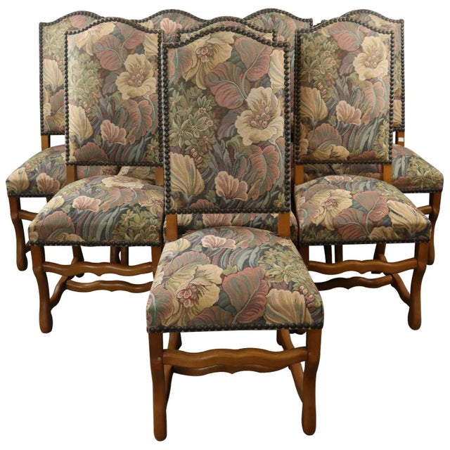 Dining Chairs Sheepbone French Set 8 Light Oak For Sale - Image 11 of 11